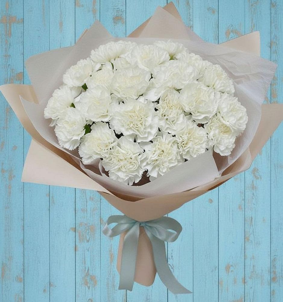 Букет цветов из: Гвоздики в Куршаве