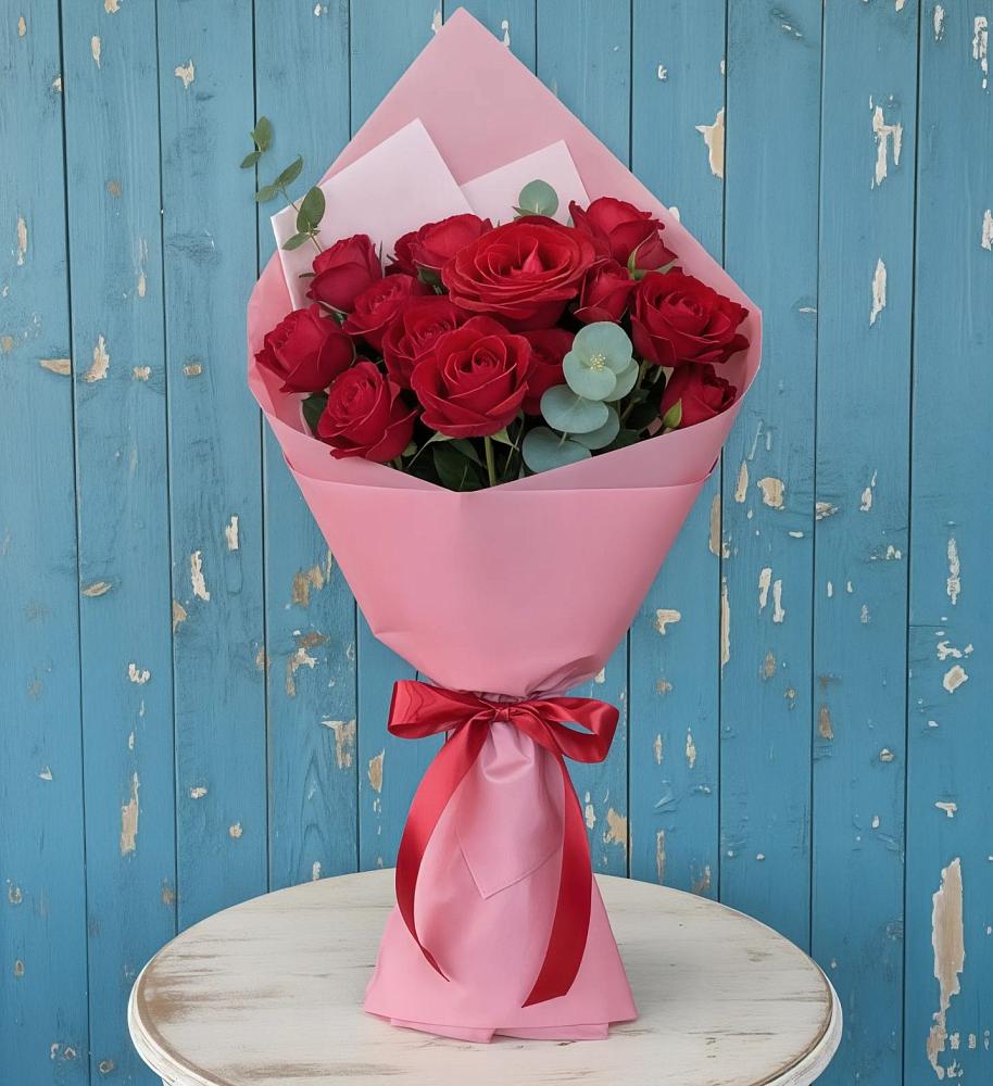 Букет цветов из: Розы в Куршаве