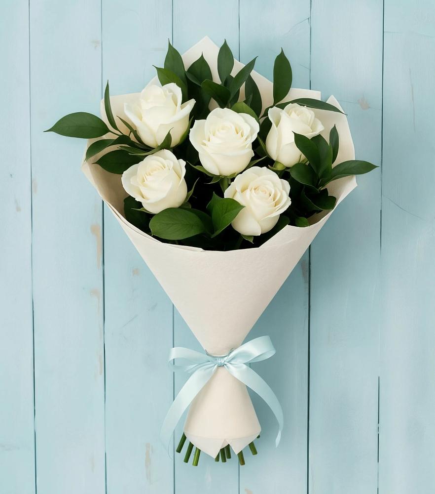 Букет цветов из: Розы в Куршаве