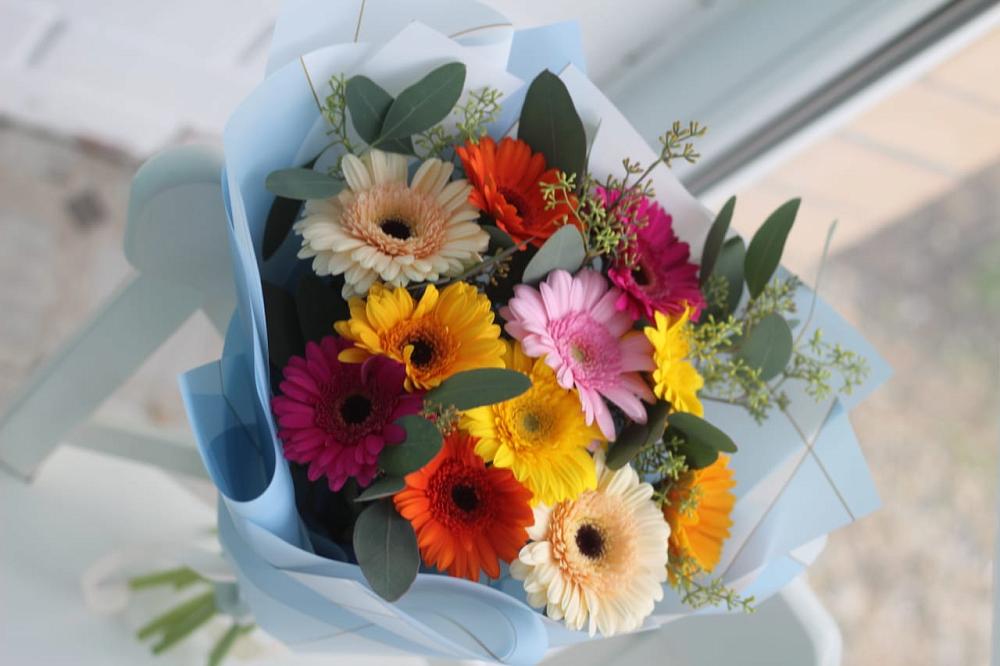 Букет цветов из: Герберы в Куршаве