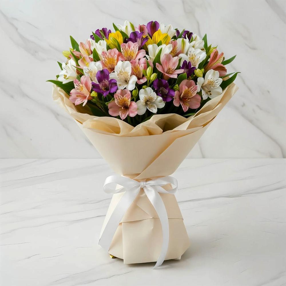 Букет цветов из: Альстромерии в Куршаве