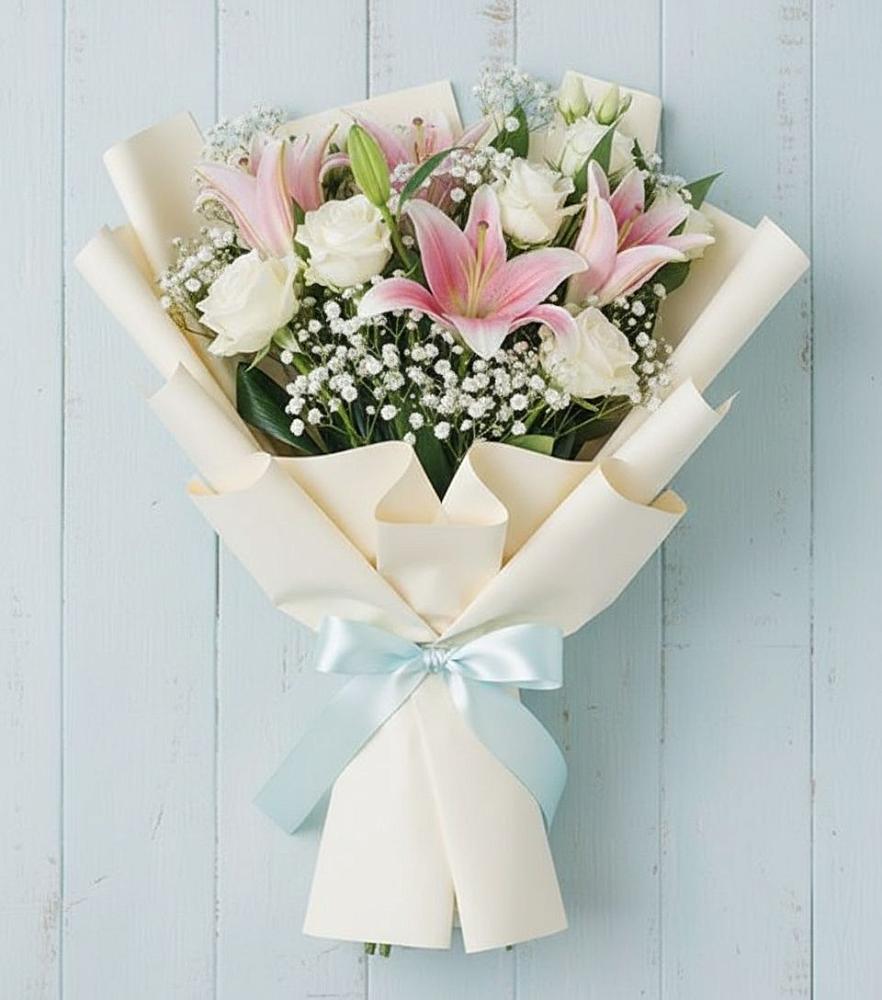 Букет цветов из: Лилии в Куршаве