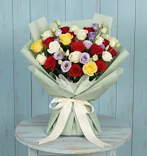 Букет цветов из:  Розы в Куршаве