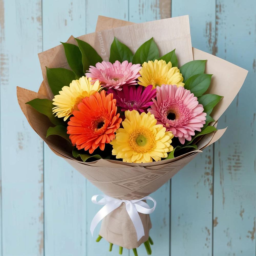 Букет цветов из: Герберы в Куршаве