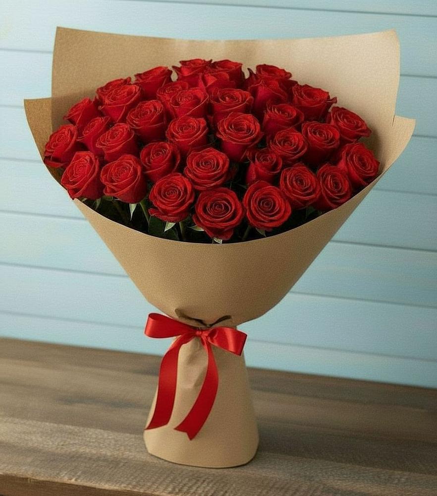 Букет Красные розы Милано в Куршаве