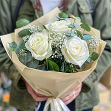 Букет Нежные грёзы в Куршаве Букет цветов из: Розы в Куршаве