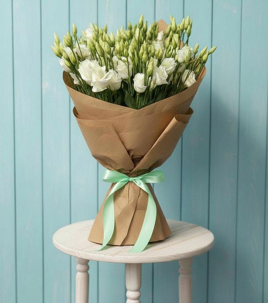 Букет цветов из: Лизиантусы в Куршаве