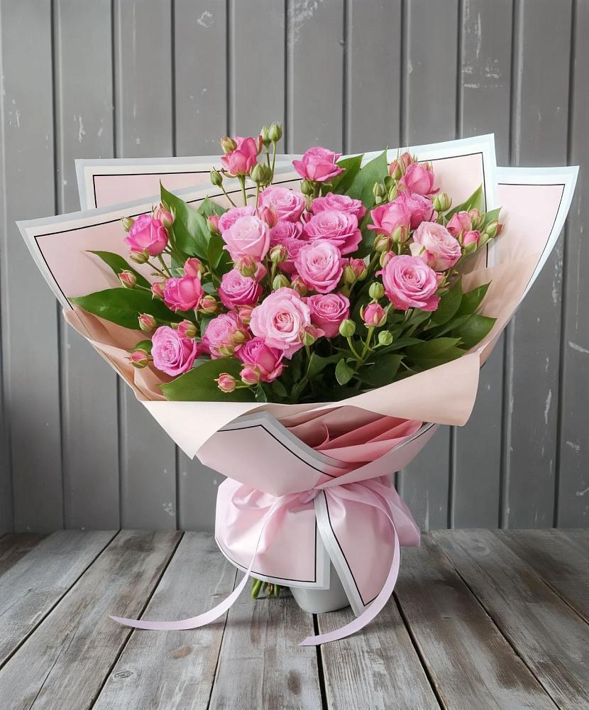 Букет Розовый кустик в Куршаве