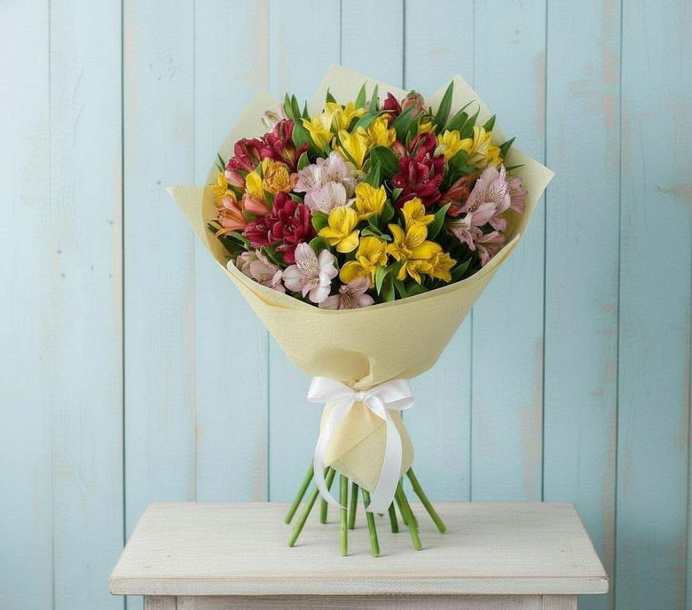 Букет цветов из: Альстромерии в Куршаве