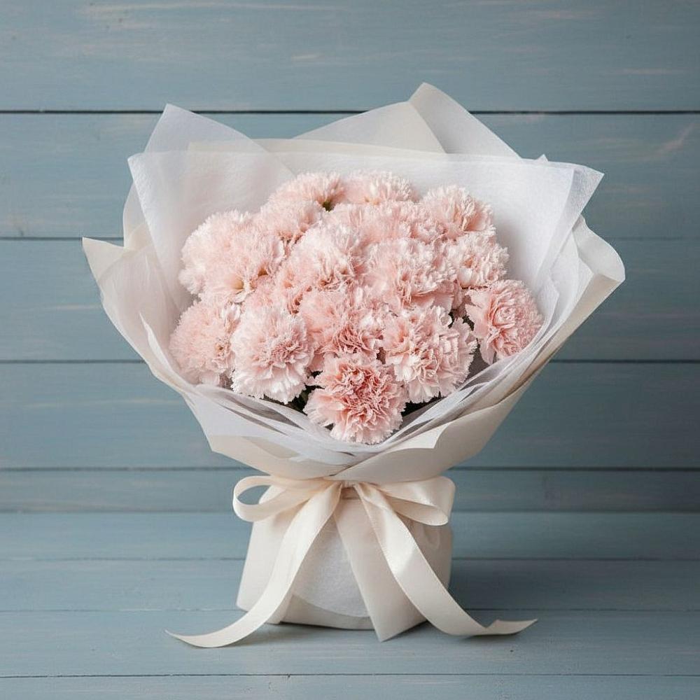 Букет цветов из: Гвоздики в Куршаве