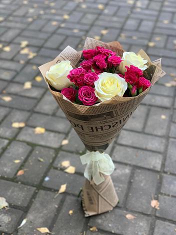 Букет цветов из: Розы в Куршаве